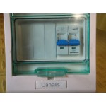 Schneider Canalis KN aftakkast, 32A, 3 polen wit KNB32CM55